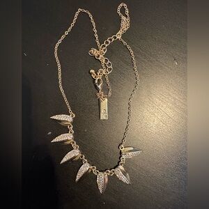 INC International Concepts Gold and Silver Leaf Necklace